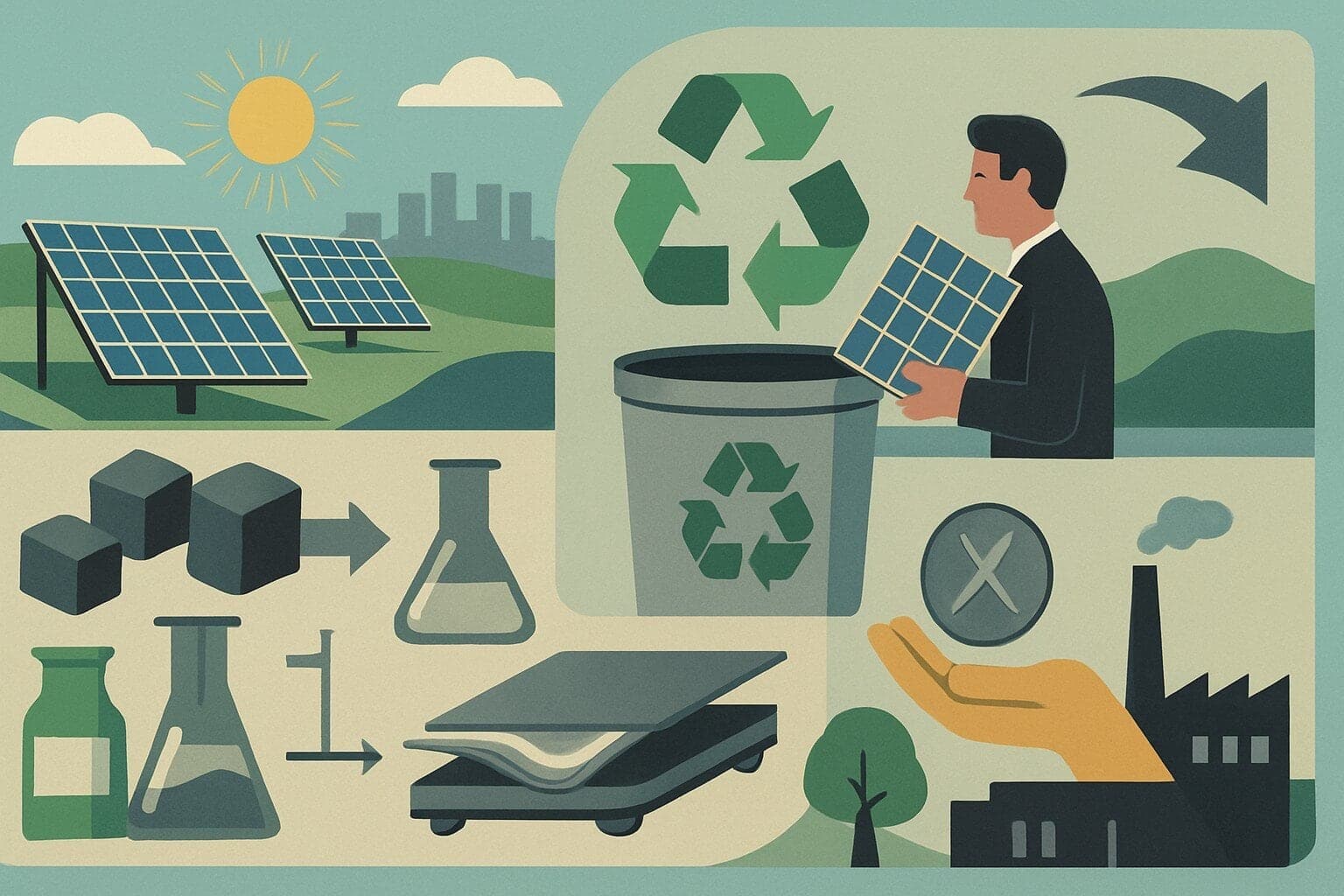 Lithium Universe Targets Silver Extraction in First Phase of Solar Panel Recycling Campaign